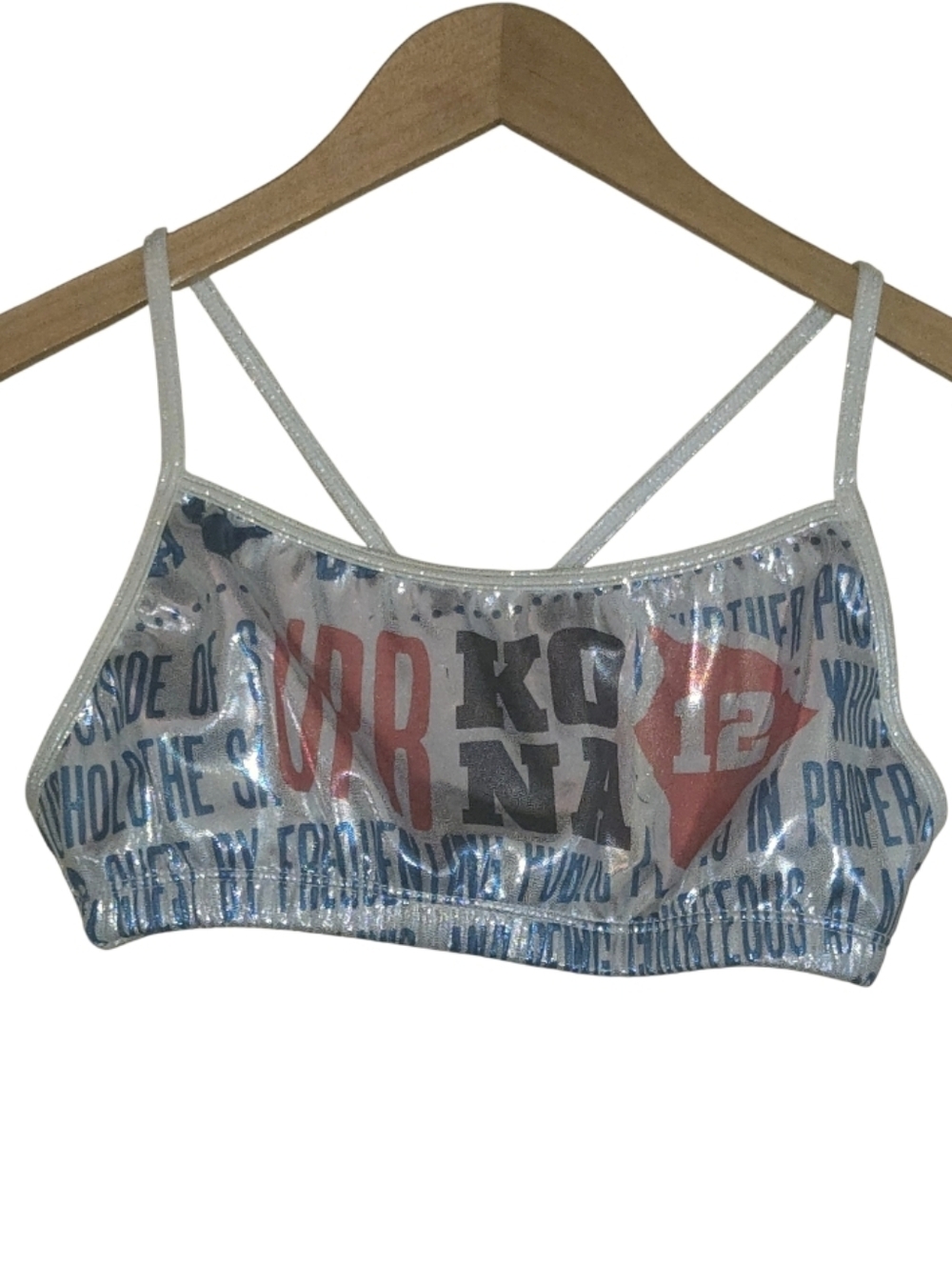 Splish Graphic Print Sports Bra